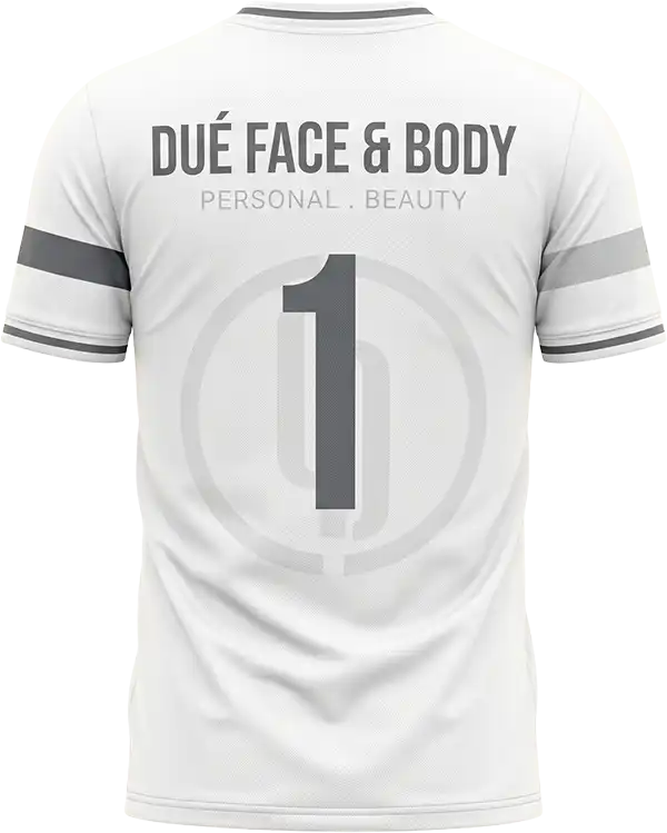 Dué Face & Body — shirt achterkant