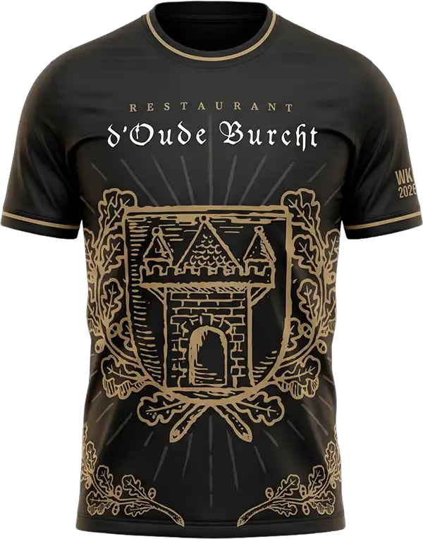 Restaurant d'Oude Burcht — shirt voorkant