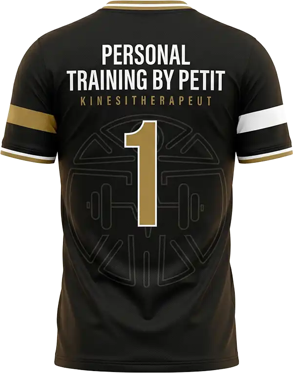 Personal training by Petit — shirt achterkant