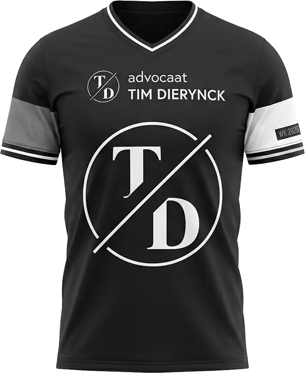 Advocaat Tim Dierynck — shirt voorkant