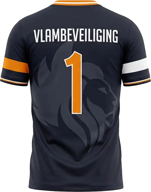 Vlambeveiliging — shirt achterkant